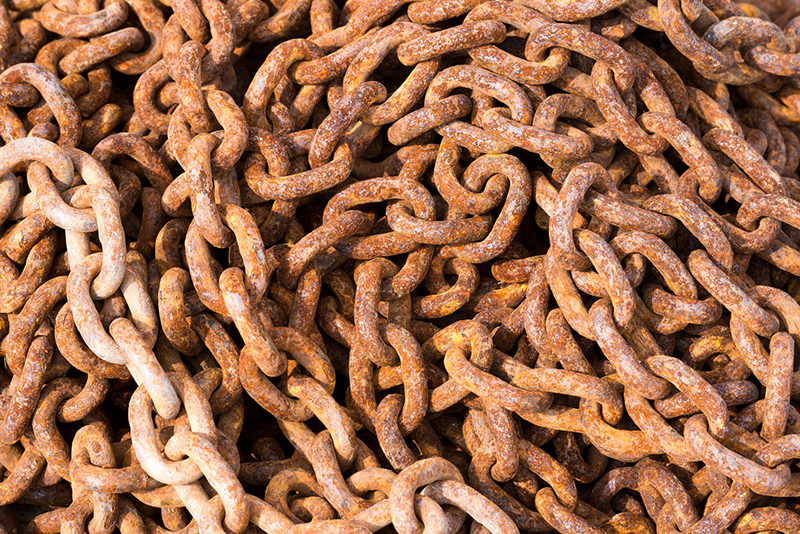 Rusty Chain Background