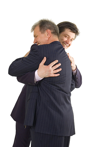 two successful bisness men