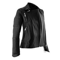 Female leather jacket