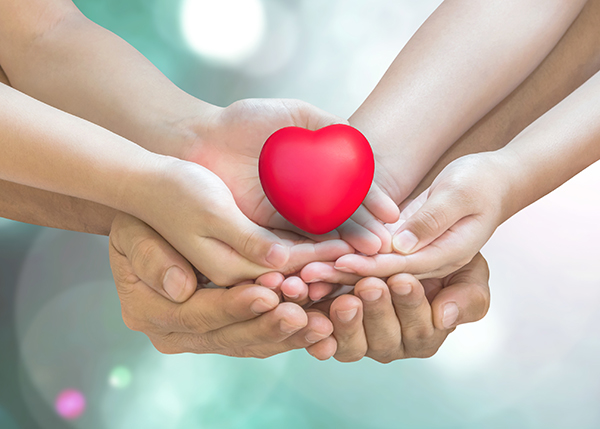 Life insurance and health assurance for family protection concep