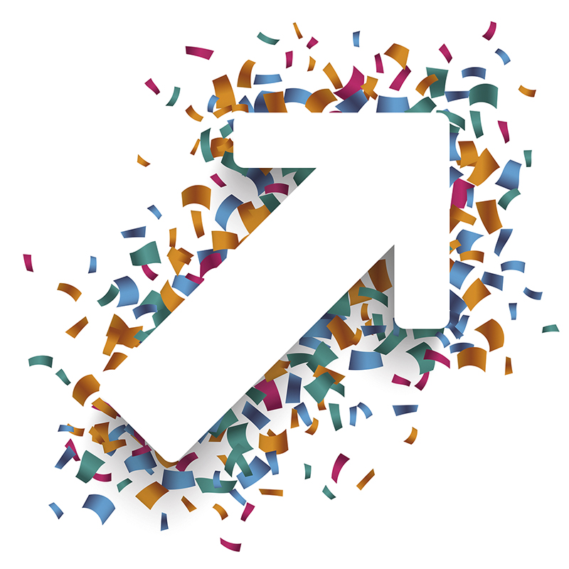 Growth Arrow Confetti